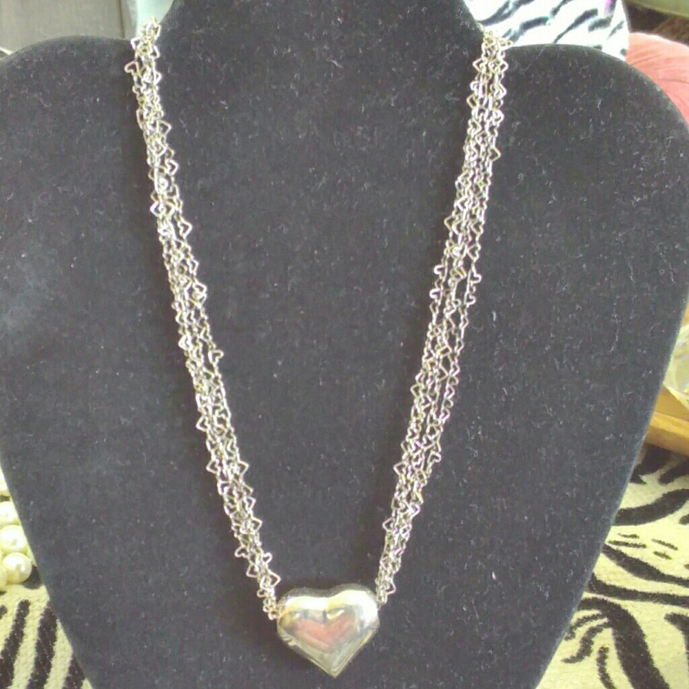 Sterling Silver Heart Necklace